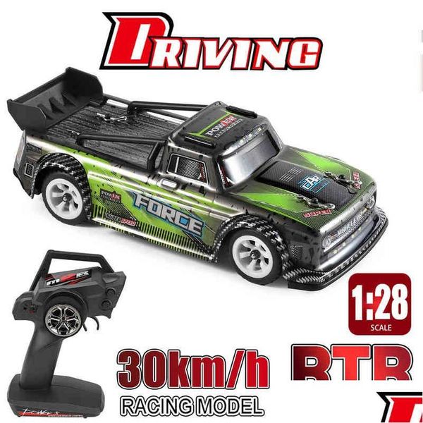 Voiture électrique/Rc Wltoys 284131 1/28 2.4Ghz Rc Racing Short Truck Race 30 km/h haute vitesse enfants cadeau Rtr avec châssis en métal Aa220326 Drop Otyzp