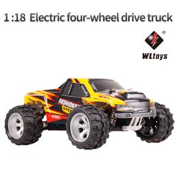 Voiture électrique/RC Wltoys A979-A 1 18 Télécommande à grande échelle Véhicule à grandes pattes Quatre roues motrices Tout-terrain Véhicule à grande vitesse Drift Voiture à distance 230901