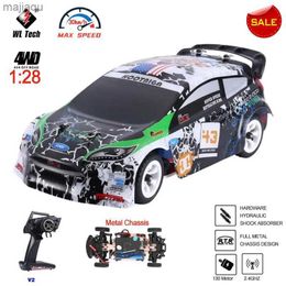 Electric/RC CAR WLTOYS K989 1 28 4WD 2.4G MINI RC RACING HOGE SPEED OFF ROAD REMBOES DRIFT TOY Auto Legering Auto Childrens Giftl2404