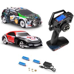 Elektrische RC auto Wltoys K989 K969 284131 4WD 1 28 met upgrade LCD-afstandsbediening High Speed Racing Mosquito 2,4 GHz off-road RTR Rally Drift 230909