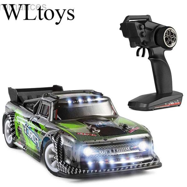 Voiture électrique / rc wltoys k989 amélioré 284131 1/28 avec lumières LED 2,4 g 4wd 30 km / h châssis métallique électrique haute vitesse drive rc voitures 240411