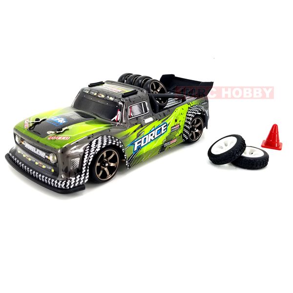 Coche eléctrico RC Wltoys XK 284131 Alta velocidad 30KM H en derrape en carretera con batería de 450mAh 2 4GHz 4WD 1/28 Chasis de metal RC Racing RTR 221122