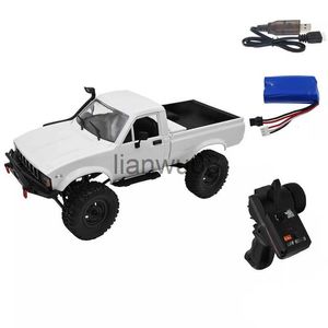 Elektrische/RC auto WPL C241 RC auto Afstandsbediening auto RC Crawler 24G Offroad auto Buggy Bewegende machine 4WD Kinderen Batterij-aangedreven auto's Jongens Geschenk