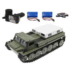 Elektrische RC Auto WPL E 1 1 16 RC Tank Speelgoed 2.4G Super tank 4WD Crawler rupsband afstandsbediening Track Beter Off road Performanc Voor Kinderen Gift 230607