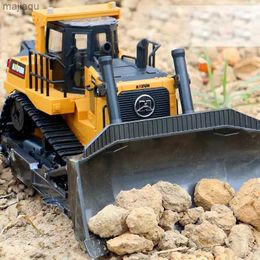 Electric/RC Auto Zhengduo op afstand bestuurde vrachtwagen 8ch RC Bulldozer Controle auto speelgoedjongen amateur engineering nieuwe kerstcadeaL2404