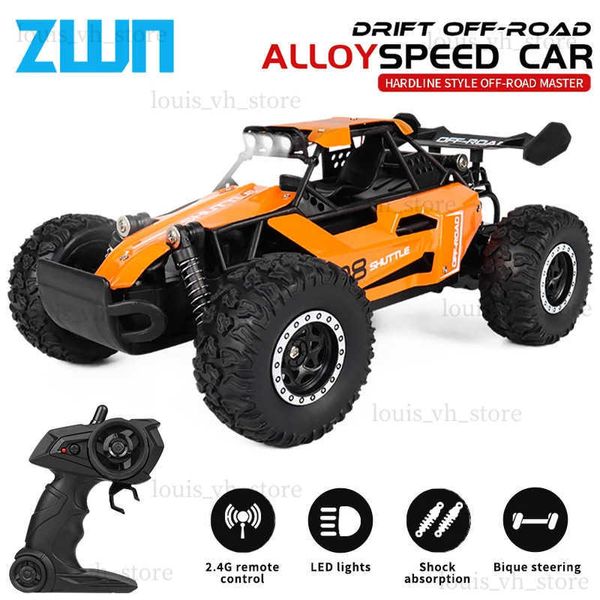 Voiture électrique/RC ZWN 1 16/1 20 2.4G modèle voiture RC avec lumière LED 2WD véhicule d'escalade télécommandé tout-terrain voitures de plein air jouets cadeaux pour enfants T240325