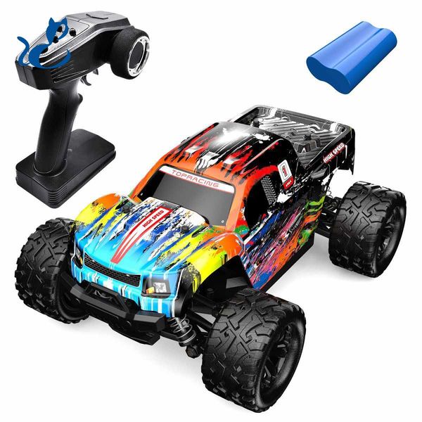 Eléctrico/RC O3 Coche de control remoto Coches RC rápidos para adultos Camiones de camiones a la deriva frescos 4x4 Offroad Mecanismo diferencial impermeable Niño Regalos de Navidad para niños 2-1 240315