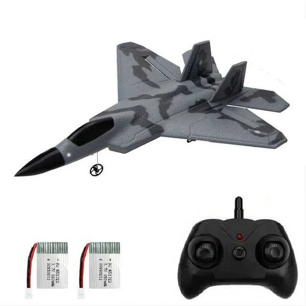 Plane électrique / RC RC SU35 2,4G avec lumières LED Aircraft Remote Modèle de vol Avion FX622 Toys en mousse EPP pour enfants T240422