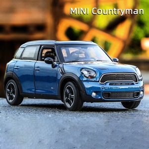 Diecast Model Auto Track 1 24 Toy Car Mini Countryman Diecast Alloy Metal Car Model voor Mini Coopers Model auto speelgoedvoertuigen miniatuurschaal 230308