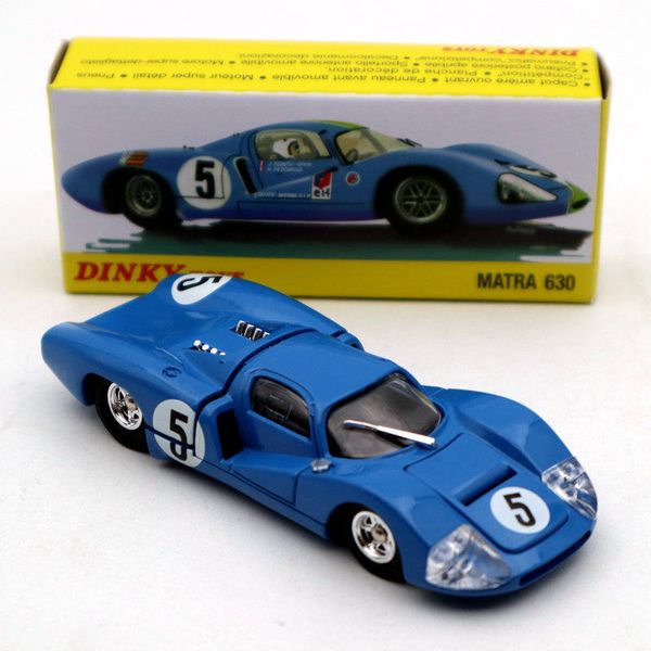 Coche en miniatura fundido a presión Track 1 43 Atlas Dinky Toys 1425E azul MATRA 630 ALLOY #5 modelos fundidos Auto Car Gift Collection 230308