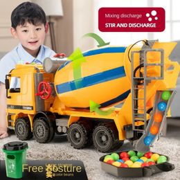 Piste électrique RC grande taille pour enfants, jouet de Simulation d'inertie, modèle de mélange d'ingénierie, camion à benne basculante de ciment, jouets cadeau 231205