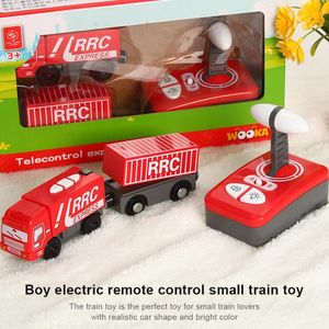 Électrique RC piste Train jouet enfant magnétique Locomotive jouet pour Thomass en bois s accessoires ferroviaires 221122