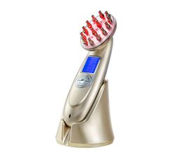 RF Electric RF Camino Cirador Wireless Wireless Terapia con pérdida de cabello Infrarrojo EMS Nano LED Red Vibration Massage Bishe7537364