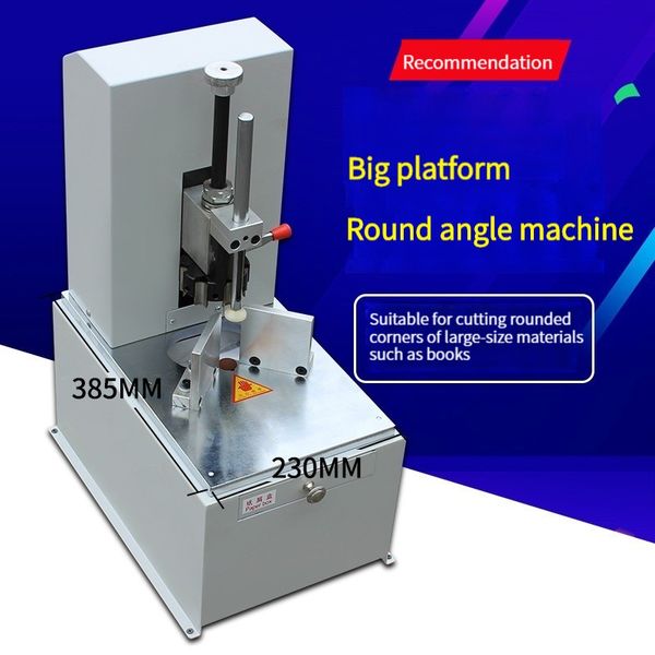 Machine électrique à coins ronds, coupe-papier automatique pour filets, vitesse 1400r/Min, 220V, épaisseur de chanfrein de 8Cm