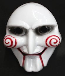 Electric Saw Mask Halloween Cosplay Party a vu un film d'horreur vu Billy Mask Jigsaw Puppet Adam Creepy Scary TY1537583295