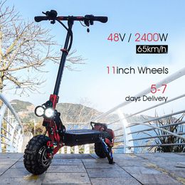 Scooter électrique scooter adulte 2400W double moteur 11 "pneus tout-terrain
