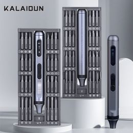 Elektrische schroevendraaier Kalaidun Wireless Kit 36V Opladen Draadloze reparatie Multi -gereedschap Smartphone Toy PC 230410