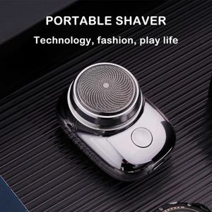 Elektrisch scheerapparaat Elektrisch scheermes voor mannen Mini Shave draagbare elektrische scheervaller Pocket Maat draagbare buiten slimme batterijgereedschap mannen G2305222222