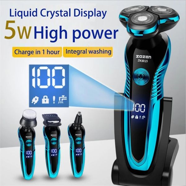 Afeitadora eléctrica, maquinilla de afeitar eléctrica, cortadora de pelo, máquina de afeitar para hombres, mujeres, Bikini, recortadora de barba, lavable, recargable, 240115