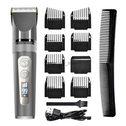 Elektrisch scheerapparaat Elektrisch scheerapparaat voor mannen Baardtrimmer Machine voor het scheren Tondeuse Kapper Trimmer Baard Scheerapparaat voor mannen Maaier a Beard Hair Cut YQ230928