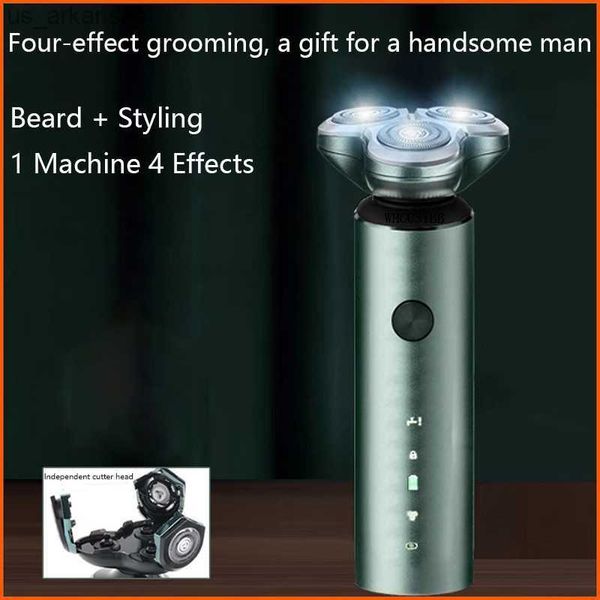 Rasoir électrique pour hommes Machine à raser les hommes rasoir électrique machine à raser Tondeuse à barbe Rasoir homme Hommes rasoir électrique L230523