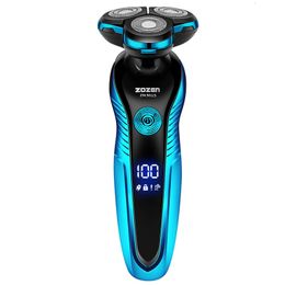 Rasage électrique lavable rasoir rasoir coiffure Clipper de coupe Machine à raser pour hommes barbe Coupe humide double utilisation 240410