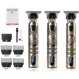 Rasoirs électriques 2021 USB tondeuse à cheveux professionnel tondeuse électrique barbier rasoir barbe 0mm hommes coupe Hine pour livraison directe santé Dhr75