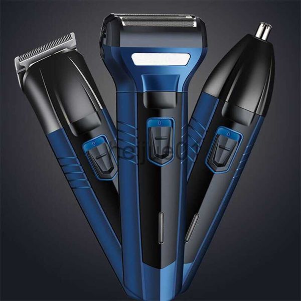 Rasoirs électriques 3 en 1 rasoir nez barbe rasoir tondeuse multi-fonctionnelle barbe rasage machine multi-usages rasoir Foe hommes x0918
