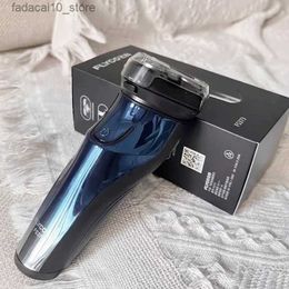 Rasoirs électriques AIKIN Flyco rasoir électrique FS373 dégradé de couleur 1 heure rasoir rechargeable pour hommes IPX7 tondeuse à barbe étanche Machine à raser Q240119