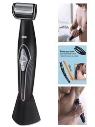 Rasoirs électriques Bodyback Machine à raser rasoir masculin cheveux Bodygroom feuille faciale rasoir tondeuse à barbe tête Trimer rasage pour hommes5297709