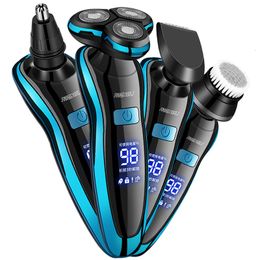 SHAVERS ELECTRICS RAGNE ÉLECTRIQUE RAZER RAZOR Machine de nettoyage Razor pour les hommes Wet and Dry Imperping Washable Zn1159 230529