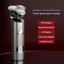 Shavers électriques Spille intelligente Réglable Affichage numérique Multifonctionnel Affichage Multi-fonctionnelles Raser Corps USB lavable Charge Y240503