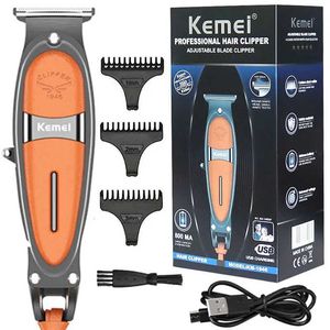 Shavers électriques Kemei 1946 Home Powerful Barber Shop Hair Trimm for Men Electric Beard Trimmer Rechargeable Clipper Hair Hair Machine T240507