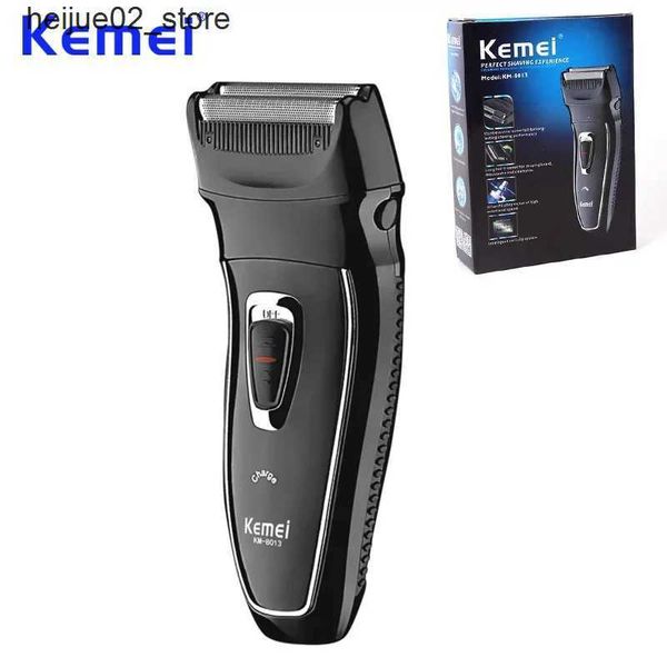 Rasoirs électriques KEMEI 2 têtes rasoir électrique Rechargeable Machine de rasage électronique alternative tondeuse à cheveux rotative soins du visage rasoir KM-8013 Q240318