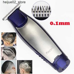 Rasoirs électriques Kemei 3 en 1 tondeuse à cheveux professionnelle rechargeable 0mm tondeuses à cheveux chauves machine de coupe de cheveux de coiffeur avec câble USB KM-5021 Q240318