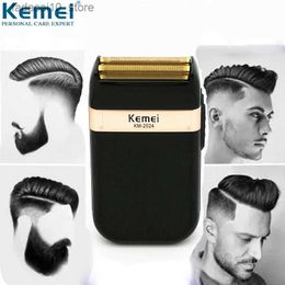 Rasoirs électriques Kemei rasoir électronique à grille pour hommes rase barbe appareil Navalia Kemel Mans rasoir électrique Kernei Barbiar Machine Sheiver Keimei Q240119