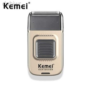 Afeitadoras eléctricas Kemei Mobile Foil Head Shaver Mini Recargable Inalámbrico Travel Razor Portátil One Blade Wet Dry Men Shaving Machine 2442