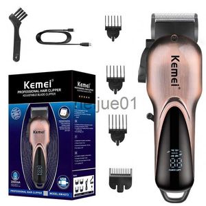 Rasoirs électriques Kemei tondeuse à cheveux puissante tondeuse à cheveux professionnelle pour hommes électrique réglable machine de coupe de cheveux rechargeable x0918