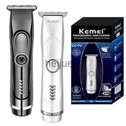 Rasoirs électriques Kemei Pro Tondeuse à cheveux pour hommes Toilettage Électrique Tondeuse pour le corps du visage Tondeuse rechargeable Machine de coupe de cheveux Lithium x0918