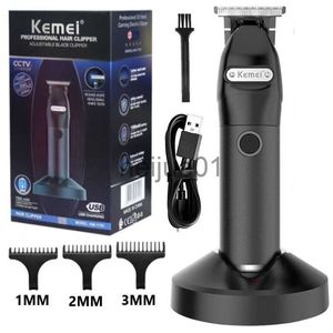 Rasoirs électriques KM-1753 pro filaire hommes sans fil tondeuse électrique professionnel barbier tondeuse à cheveux barbe coupe de cheveux machine rechargeable x0918