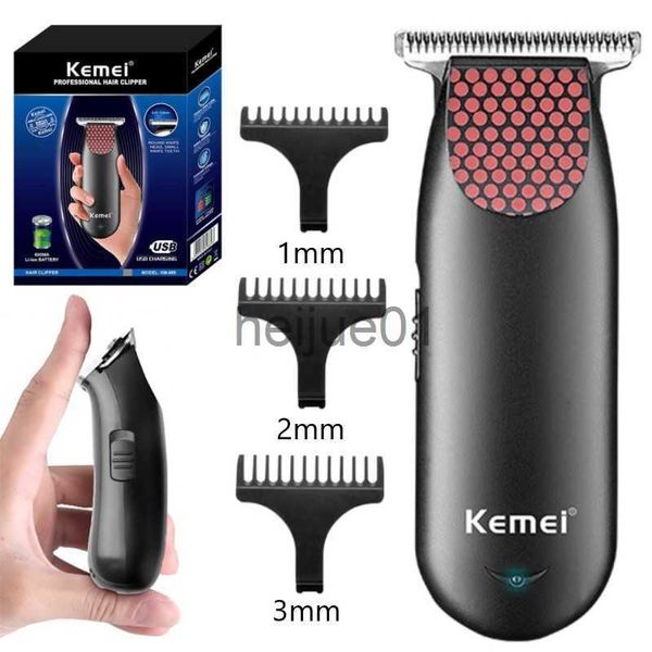 Rasoirs électriques KM-889 Tondeuse à cheveux sans fil de poche professionnelle Compact Mini tondeuse à cheveux électrique petit kit de toilettage portable x0918