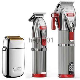 Afeitadoras eléctricas Madeshow Hair Clipper Set Barber Electric Trimmer Peluquería Peluquería Afeitado Set Barber Accesorios Herramientas de corte de pelo para hombres x0918