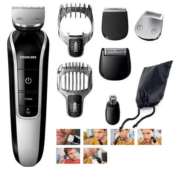 Kit de beauté des rasoirs électriques pour hommes Rasoir électrique pour hommes de barbe Face Face à coiffure Clipper imperméable T240507