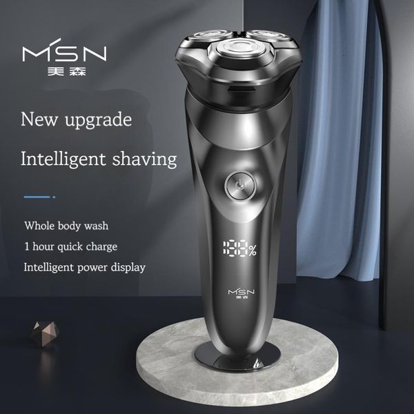Afeitadoras eléctricas MSN Shaver Razor Mens Holiday Gift Trimmer para hombres Full Body Wash Beard 230807