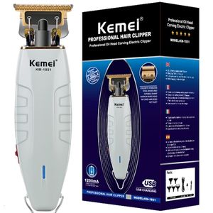 Rasoirs électriques Original Puissant Peut Être Zéro Gapped Tondeuse À Cheveux Pro Tondeuse À Barbe Électrique Pour Hommes Rechargeable Tondeuse À Cheveux Barbier Sans Fil 230818