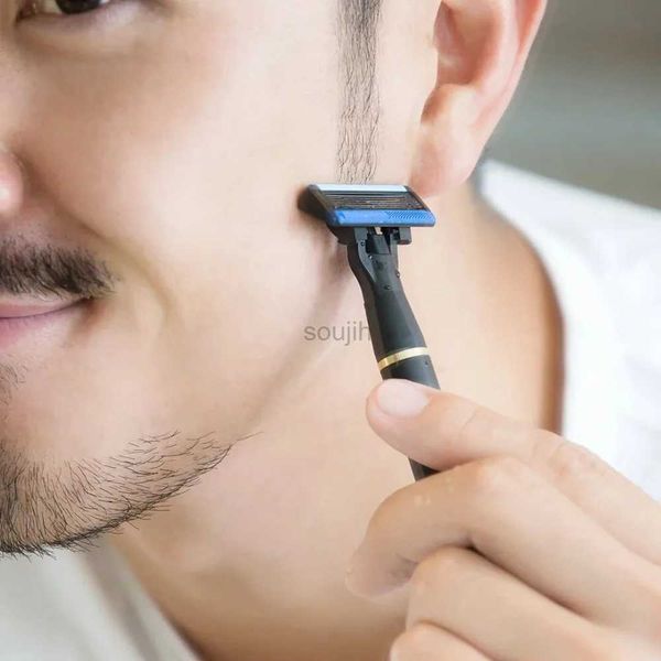 Rasoirs électriques Original Xiomi youpin Wanxing rasoir manuel rasoir barbe rasoir magnétique lame de rasoir clip non électrique rasoir 240322