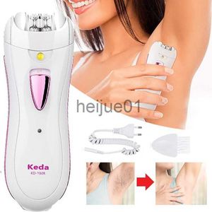 Rasoirs électriques Puissant Femmes Épilateur Électrique Facial Épilateur Bikini Tondeuse Femme Épilateur pour Visage Mini Jambe Épilation USB Rechargeable x0918