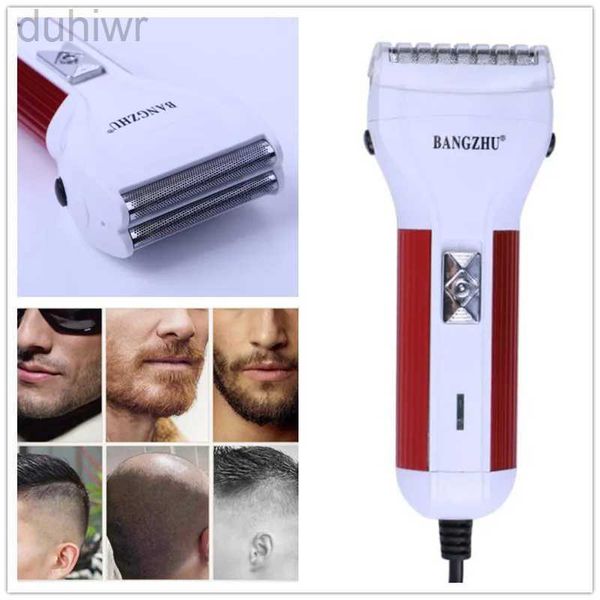 Rasoirs électriques Professionnel filaire lourd barbe rasoir moustache rasage machine pour hommes plug-in AC feuille lame rasoir visage coupe de cheveux outil 2442