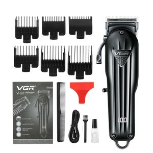 Rasoirs électriques rechargeables VGR Tondeuse à cheveux professionnelle Tondeuse pour hommes Rasoir Machine de découpe Accessoires de barbier Coupe Machine Barbe 230826