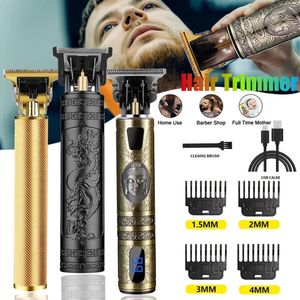 Rasoirs électriques T9 tondeuse à cheveux tondeuse pour hommes rasoir Rechargeable barbe barbier coupe Machine coupe 230825